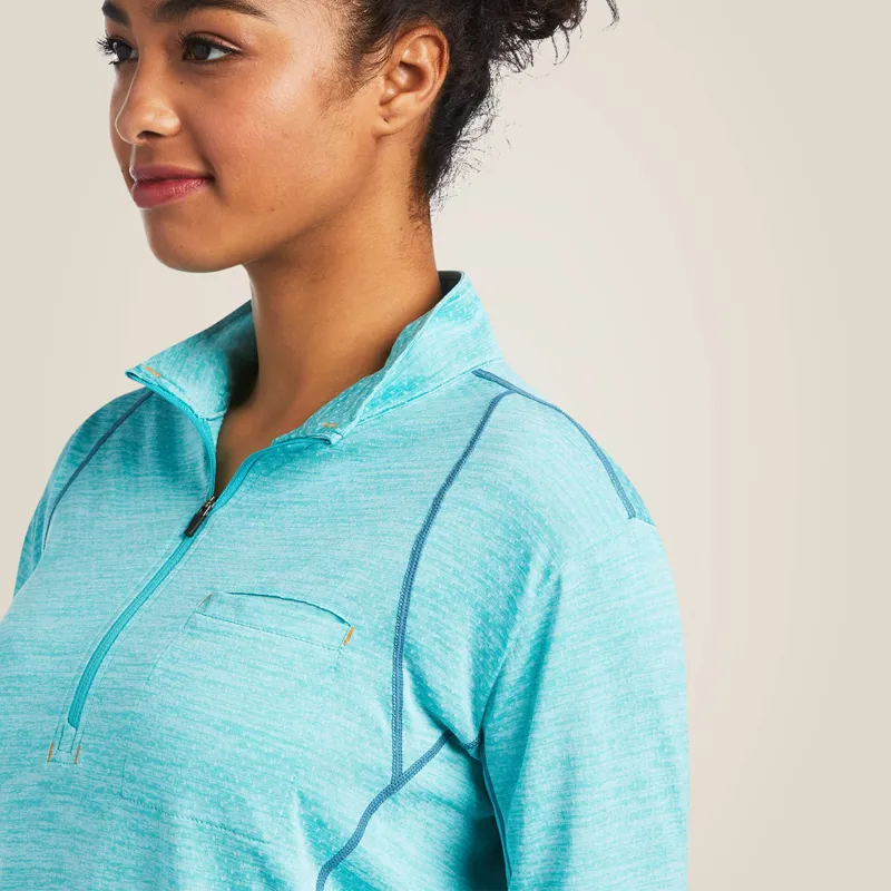 Ariat Women's Rebar Evolve 1/2 Zip Top - Meadowbrook-2